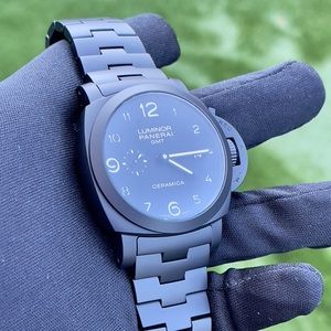 Panerai Luminor 1950 GMT Ceramica Tuttonero 44mm Ceramic